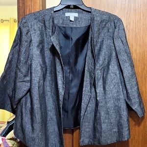 Linen tailored jacket